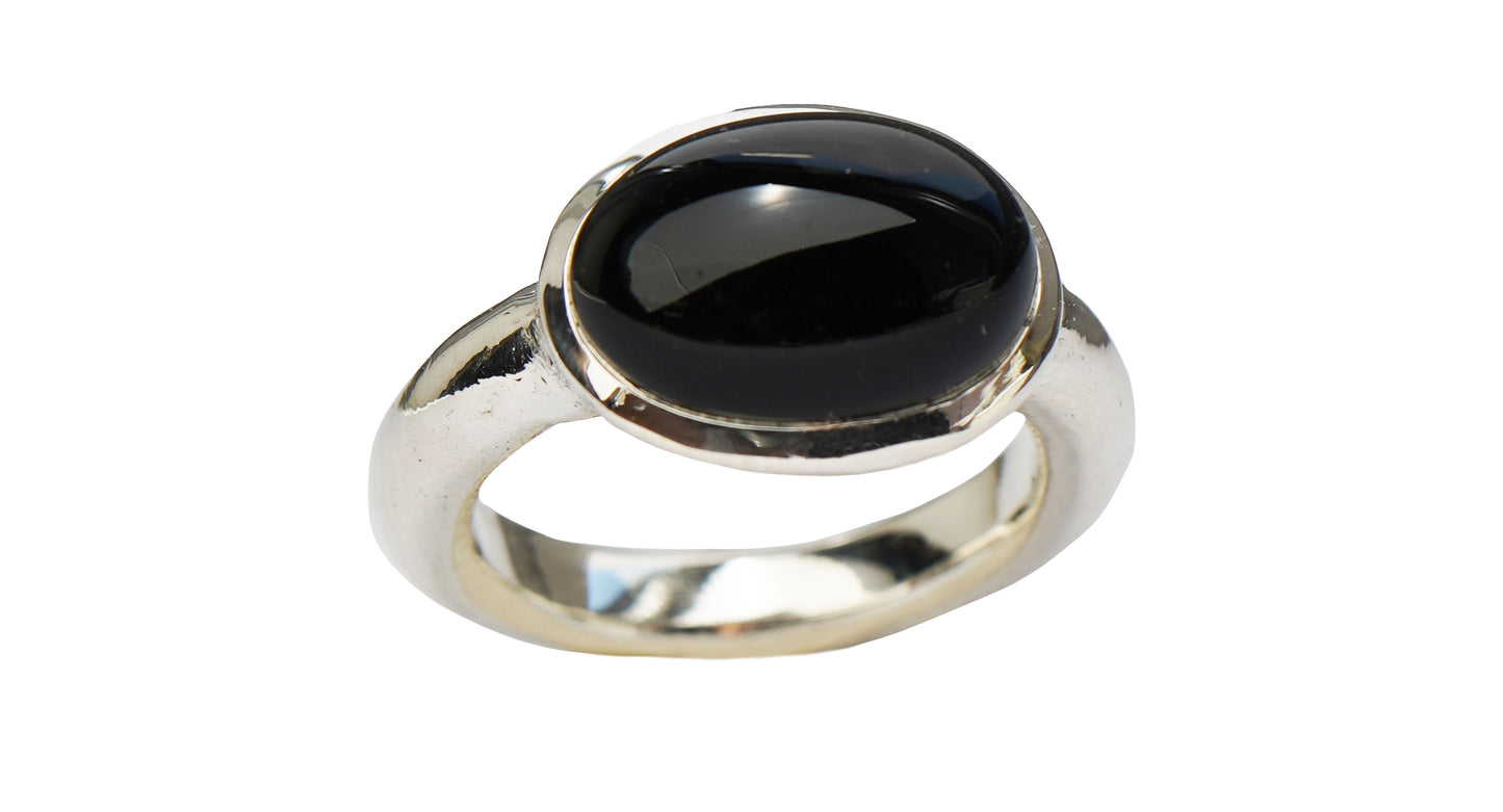Classic Roman Silver Onyx