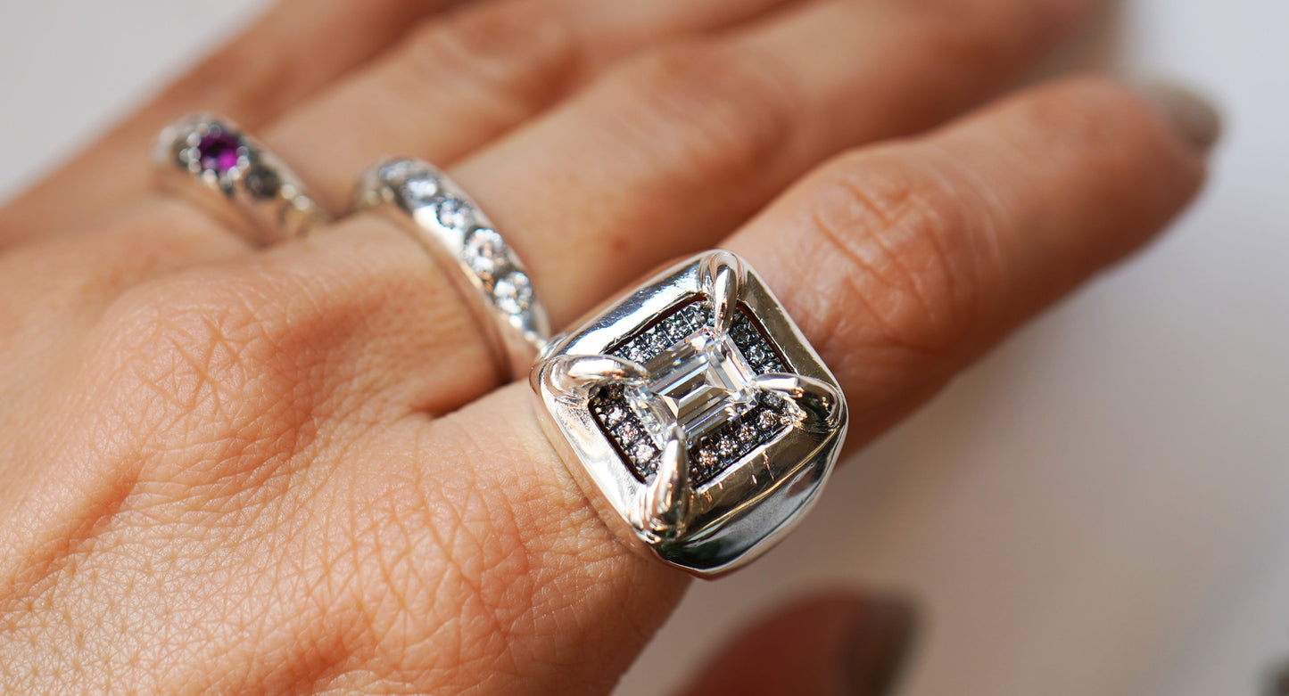 Tessa Ring Silver Duralite