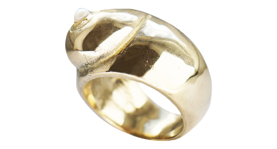 Anello Niki in Bronzo Giallo