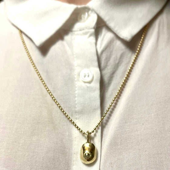 9K Gold Pompendant