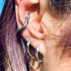Ear Cuff Serpente in Argento