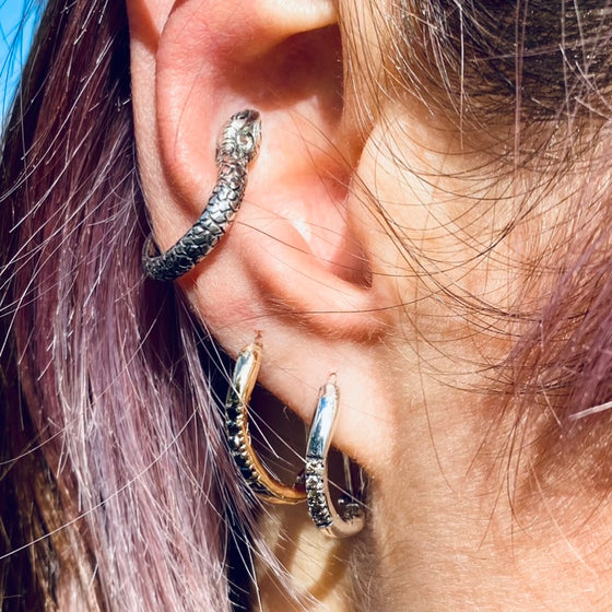 9K Gold Snake Ear Cuff