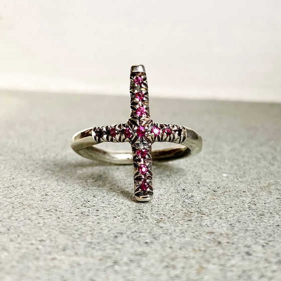 Silver Crossroads Ring