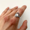 Silver Coco Ring