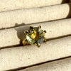 Yellow Bronze Bear Eye Ring