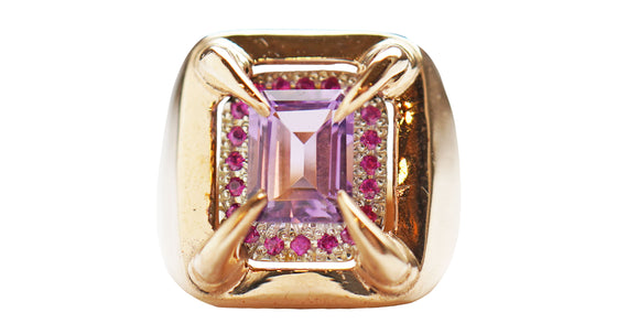 Pink Bronze Tessa Ring