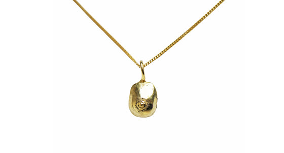 Yellow Bronze Pompendant