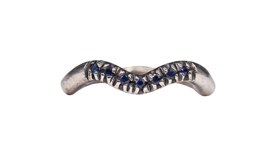 Silver croatoan ring