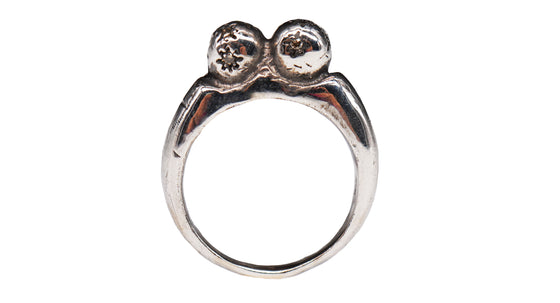 Silver ouarzazate ring