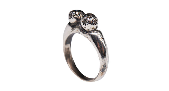 Silver ouarzazate ring